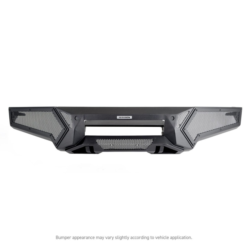 Ford F-150 Bumper - Front - Go Rhino - Element with Power Bar - Textured Black - `21-`23